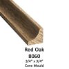 Red Oak 3/4 in. x 3/4 in. Cove Mould