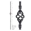 1/2 in. x 44 in. Single Basket Solid Iron Baluster Oil Rubbed Copper