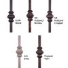 16.1.34-T Single Knuckle Hollow Iron Baluster