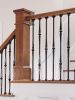 Single Tapered Knuckle Round Iron Baluster