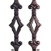 Double Diamond Square Hammered Baluster