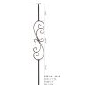 HF16.1.25-S Small Spiral Scroll Baluster