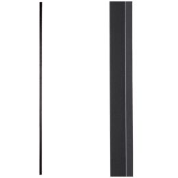 16.8.6 Plain Square Hollow Bar Iron Baluster (Color Option: Oil Rubbed Bronze)