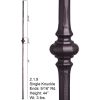 Single Small Knuckle Round Forged Baluster